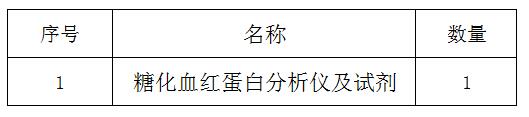 臨淄區(qū)婦幼保健院（齊都醫(yī)院） 糖化血紅蛋白分析儀采購項目院內(nèi)議價公告