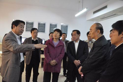 山東省副省長王隨蓮、衛(wèi)生廳廳長劉奇來我院調(diào)研                                                 視察我院國家級婦科內(nèi)鏡與微創(chuàng)培訓基地